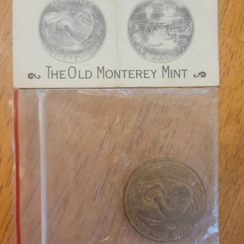 Monterey Bay Sea Otter Medallion from The Old Monterey Mint 1980's